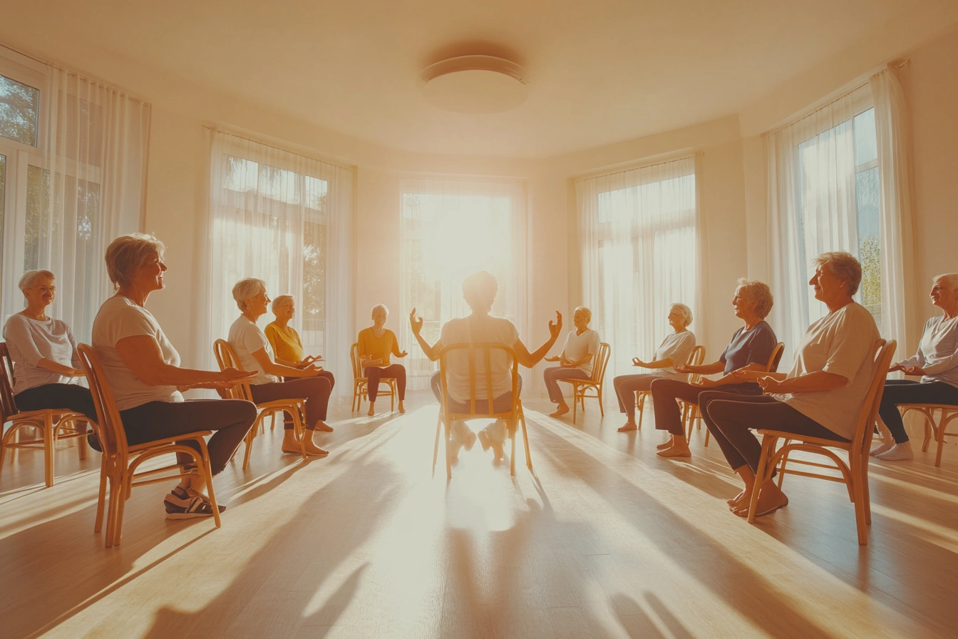 Йога на стільці